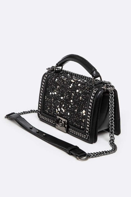 The Midnight Spark Druzy Handbag