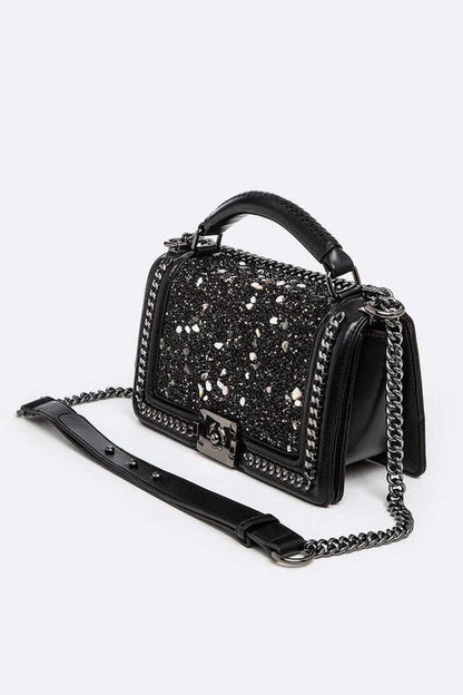 The Midnight Spark Druzy Handbag