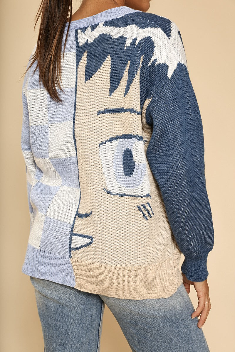 Anime checkered cardigan Miss Sparkling