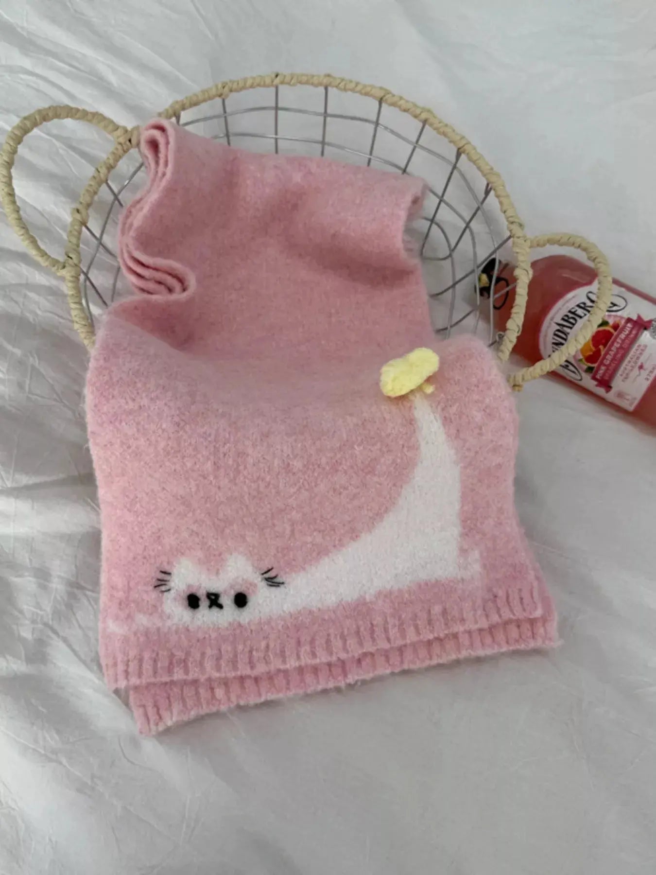 Cute Cat Knitted Scarf Simply Love