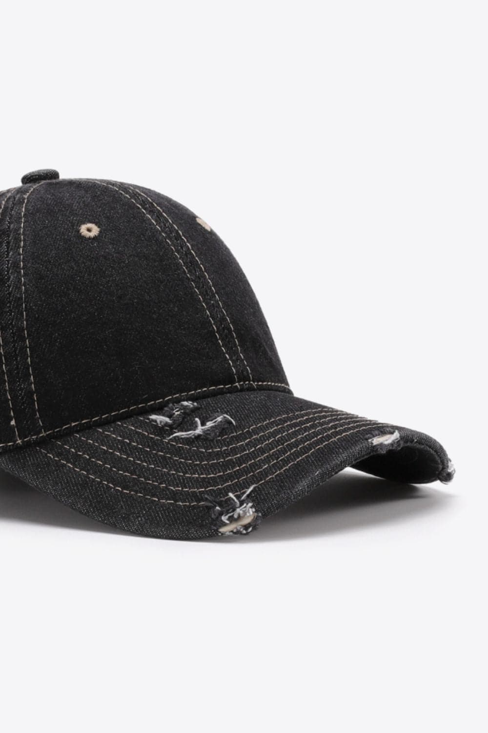 Distressed Adjustable Baseball Cap.