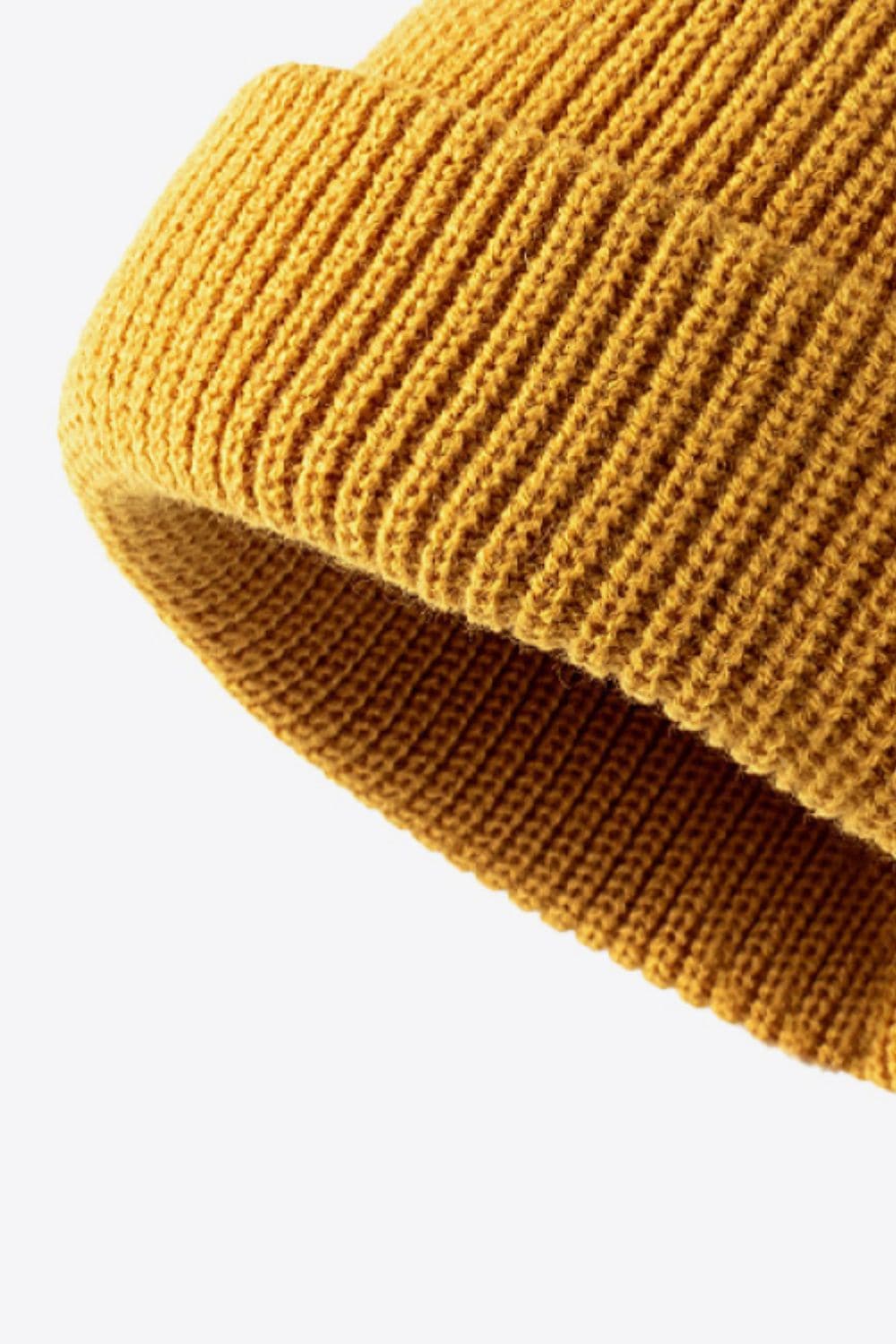 Calling For Winter Rib-Knit Beanie.