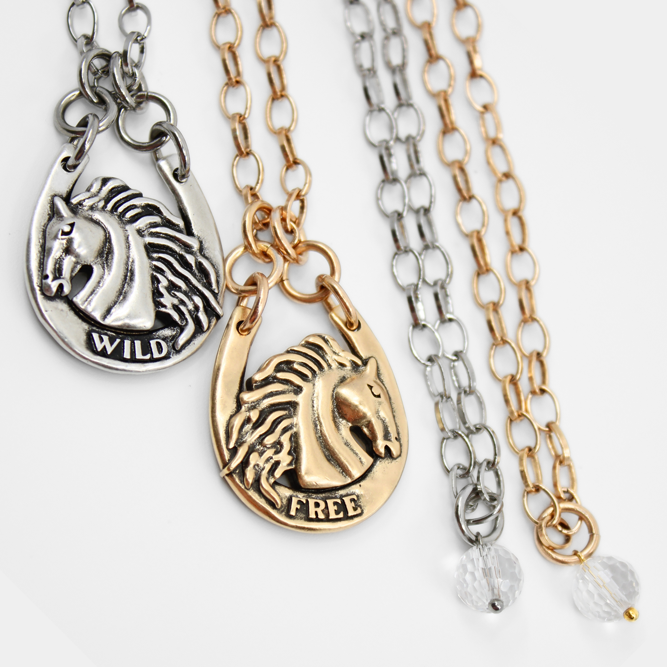 Wild & Free Horse Original Lite Necklace Katia Designs