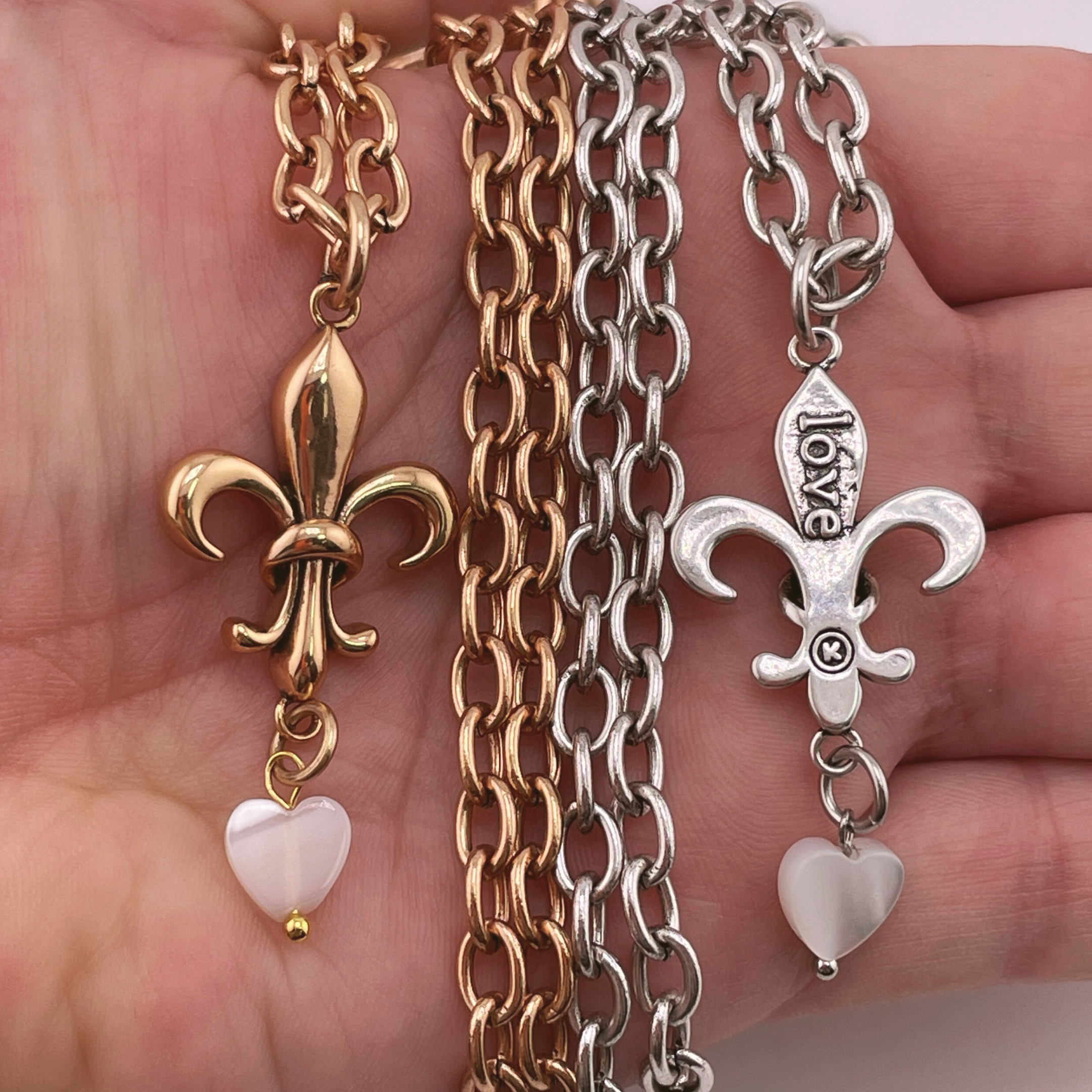 Love Fleur-de-Lis Essential Necklace Katia Designs