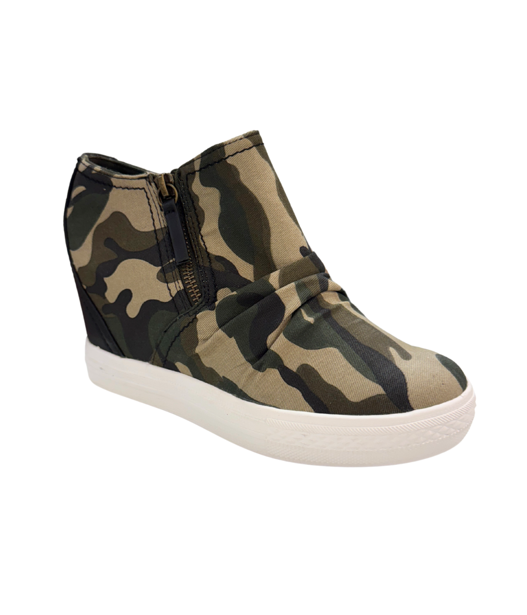 Ari Camo Wedge Sneaker For Everyday Comfort And Style Naughty Monkey