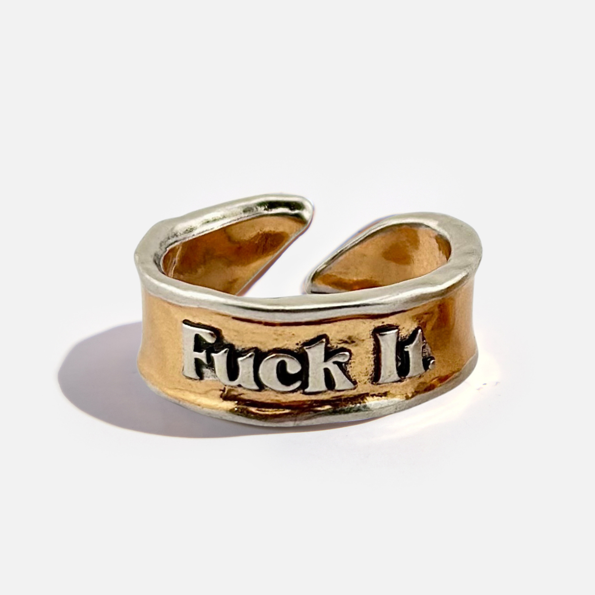 F*ck It Remember Adjustable Ring Katia Designs