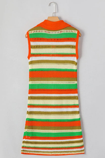 Simply Love: Openwork Stripe Dress