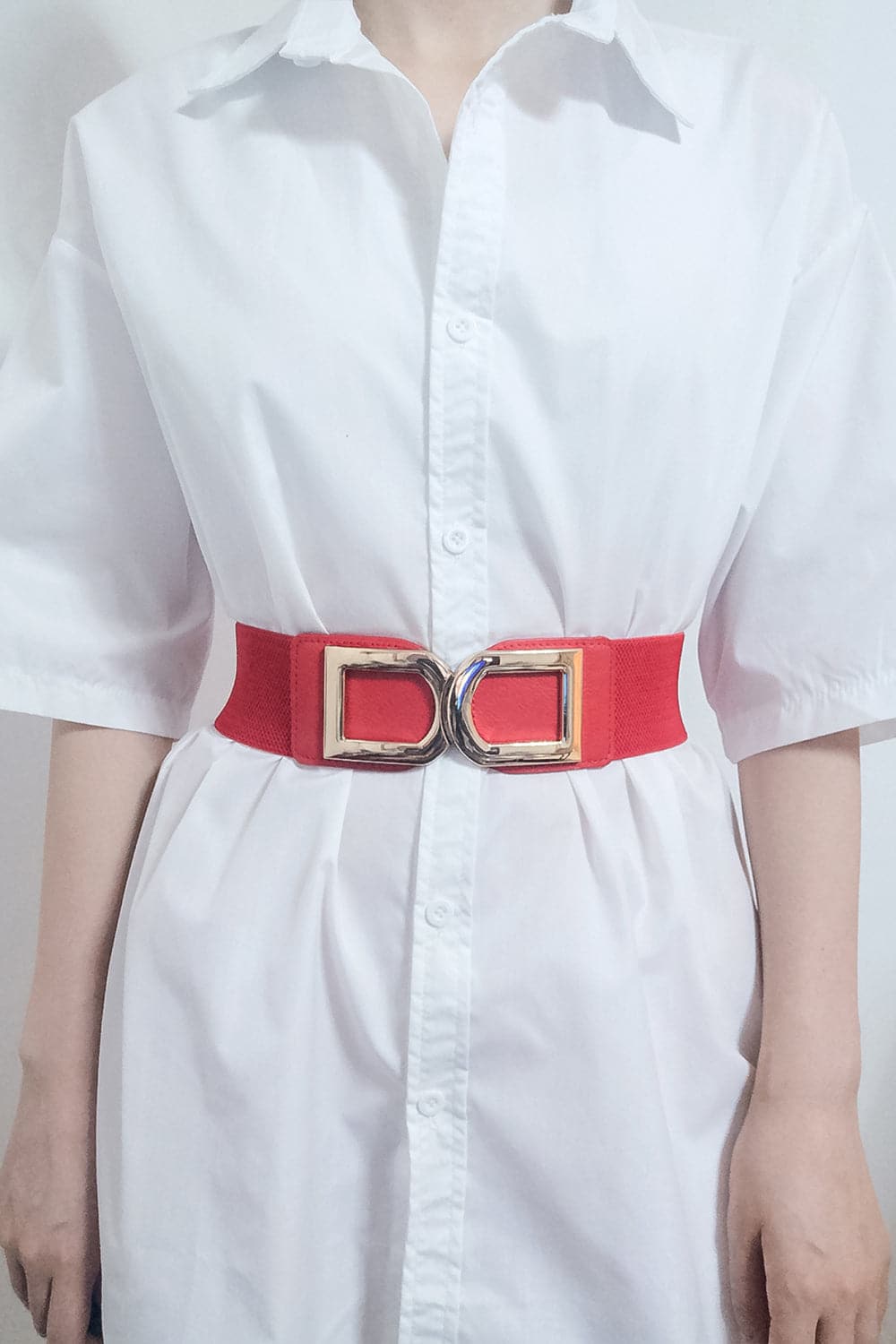 Double D Buckle PU Belt.