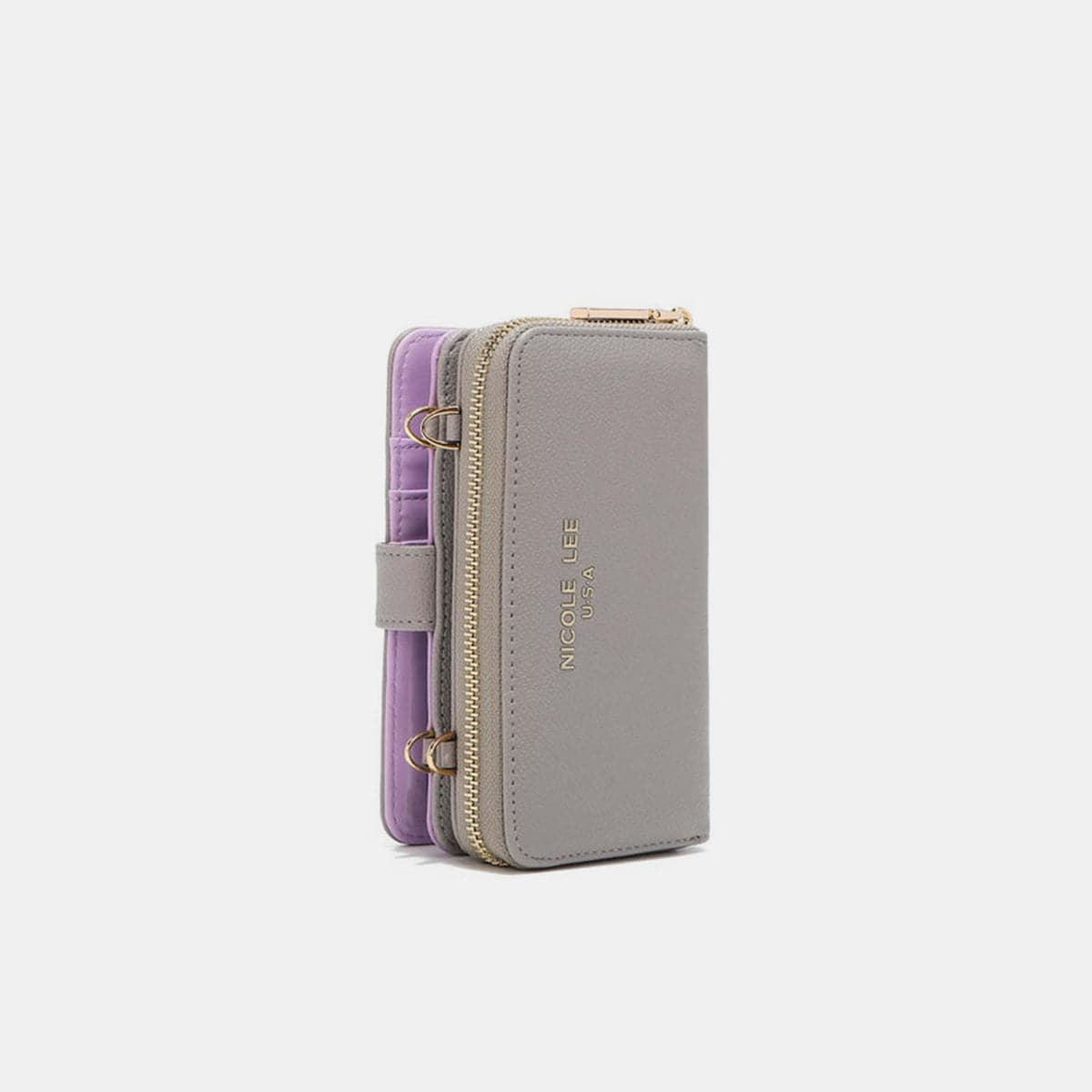 Nicole Lee USA 2 Piece Phone Case Crossbody Wallet.