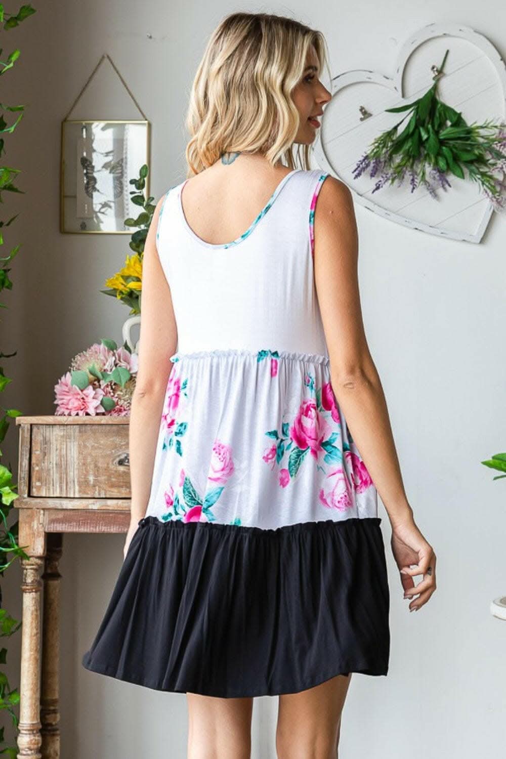 Heimish tiered frill dress, full size - Love Salve 