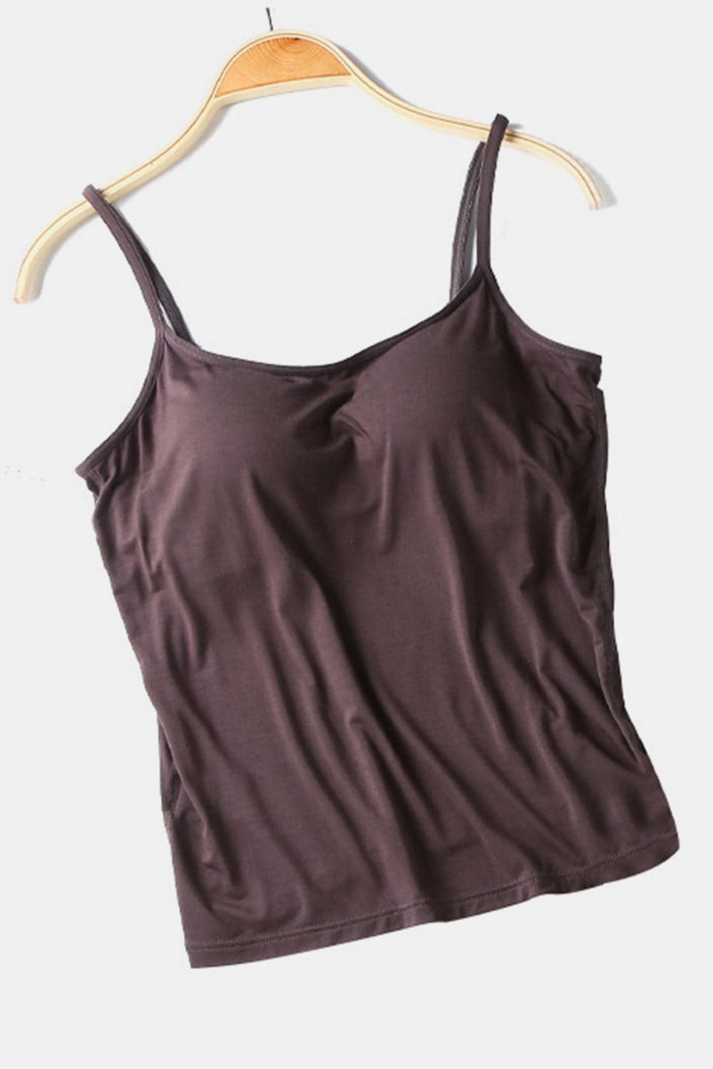 Scoop Neck Cami with Bra.