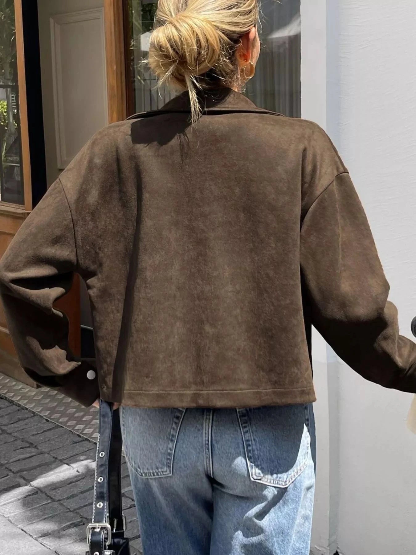 Casual Long Sleeve Zip Up Jacket with Pockets for Everyday Wear Simply Love