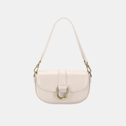 David Jones PU Leather Shoulder Bag.