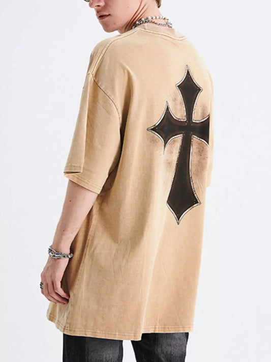 Men's Round Neck Half Sleeve T-Shirt Simply Love