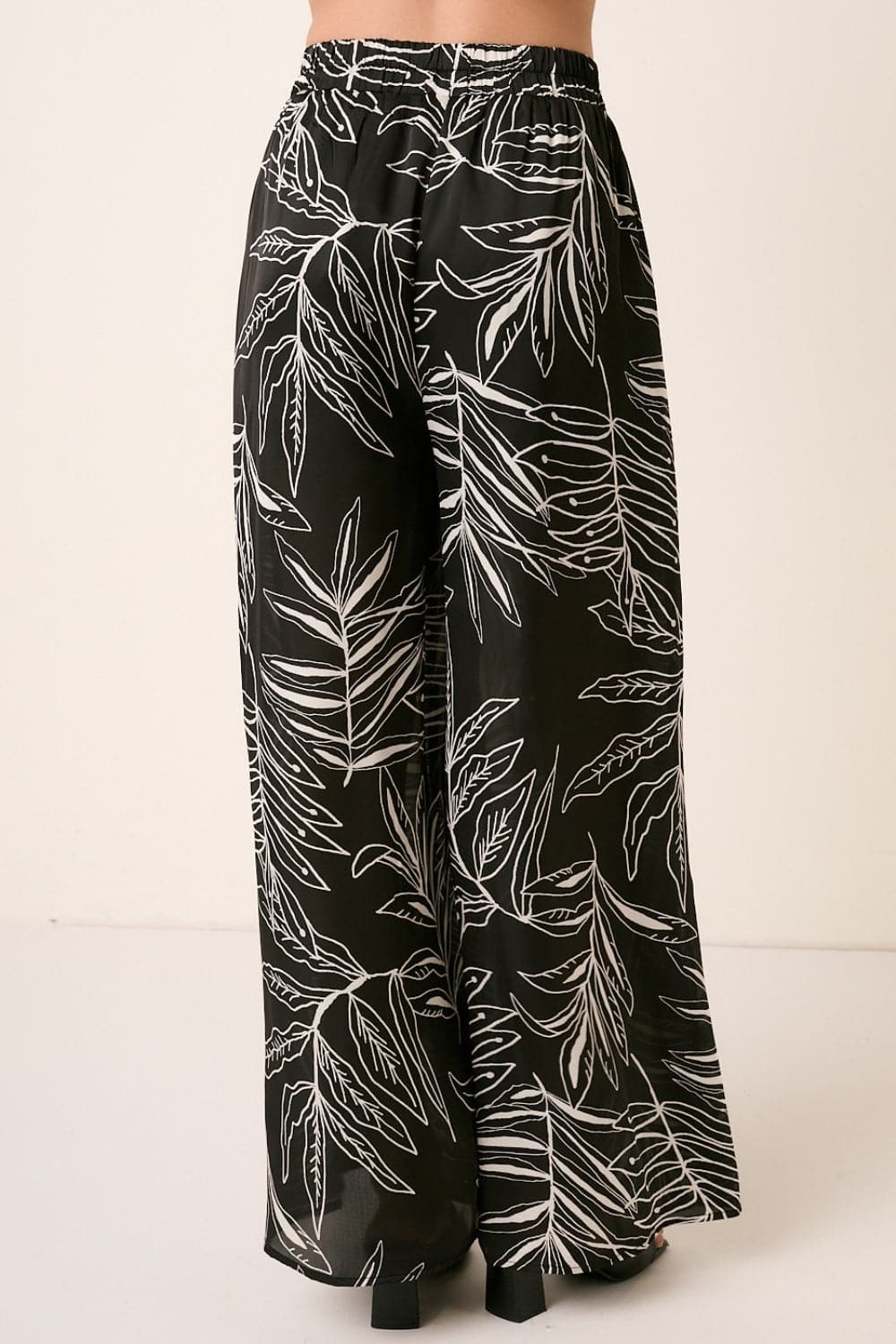 Mittoshop Printed Wide Leg Pants.