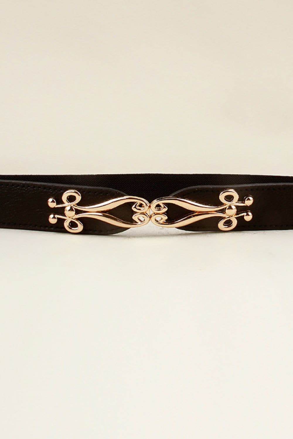 Alloy Buckle Elastic Belt.