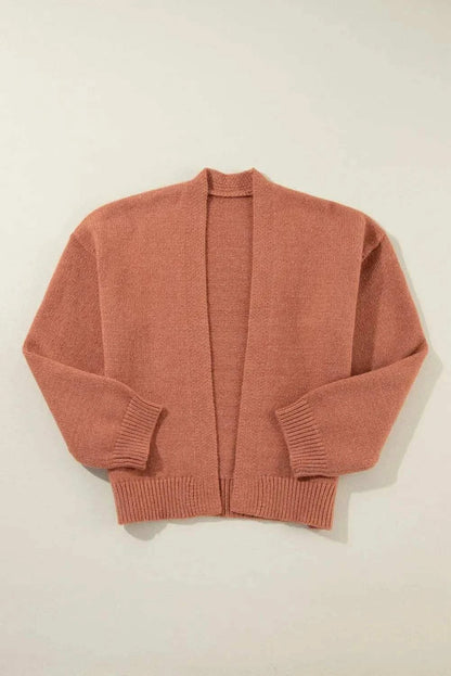 Cozy open front cardigan - soft blend