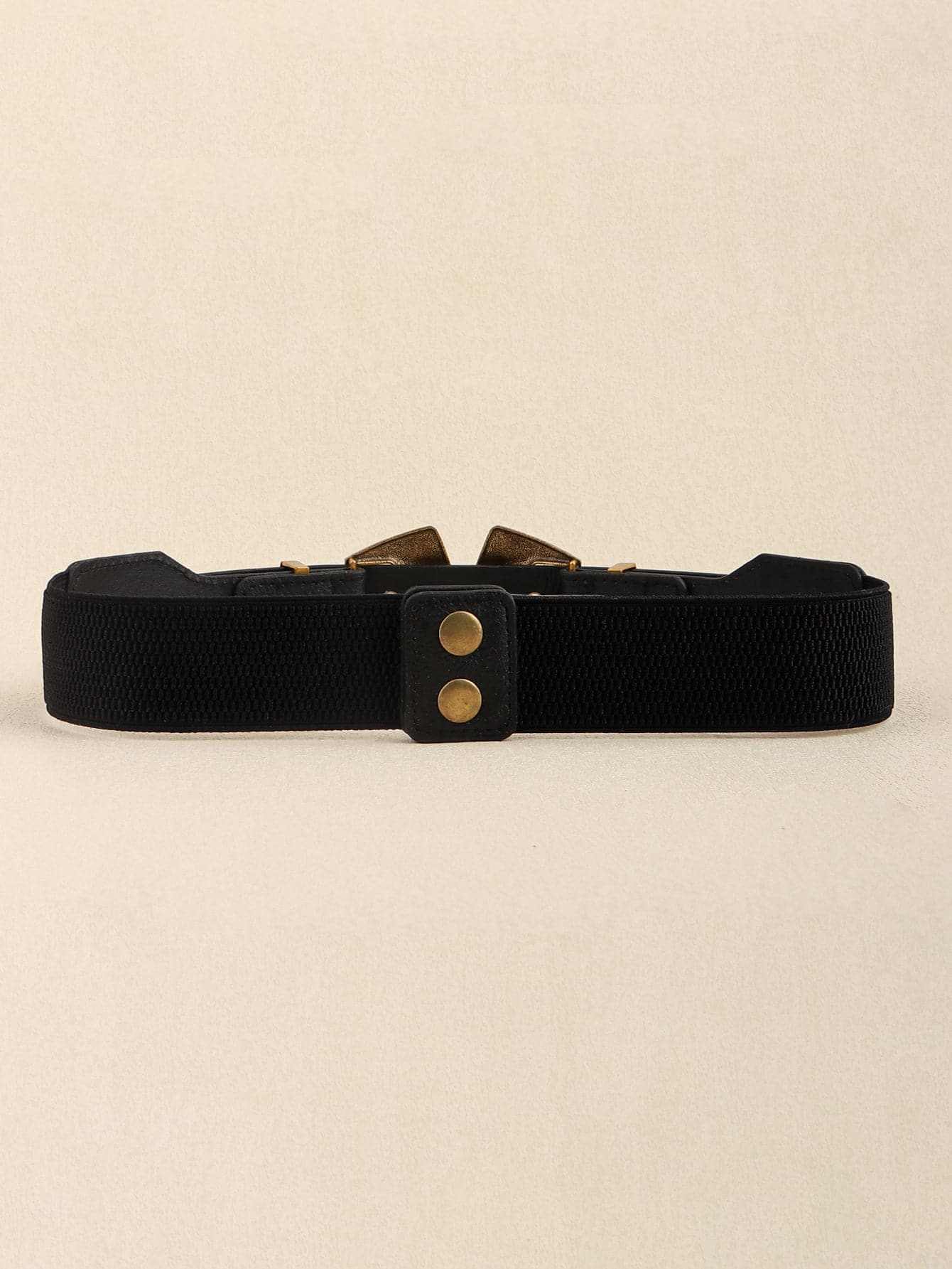 Double Buckle PU Leather Belt.