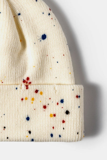 Confetti Rib-Knit Cuff Beanie.