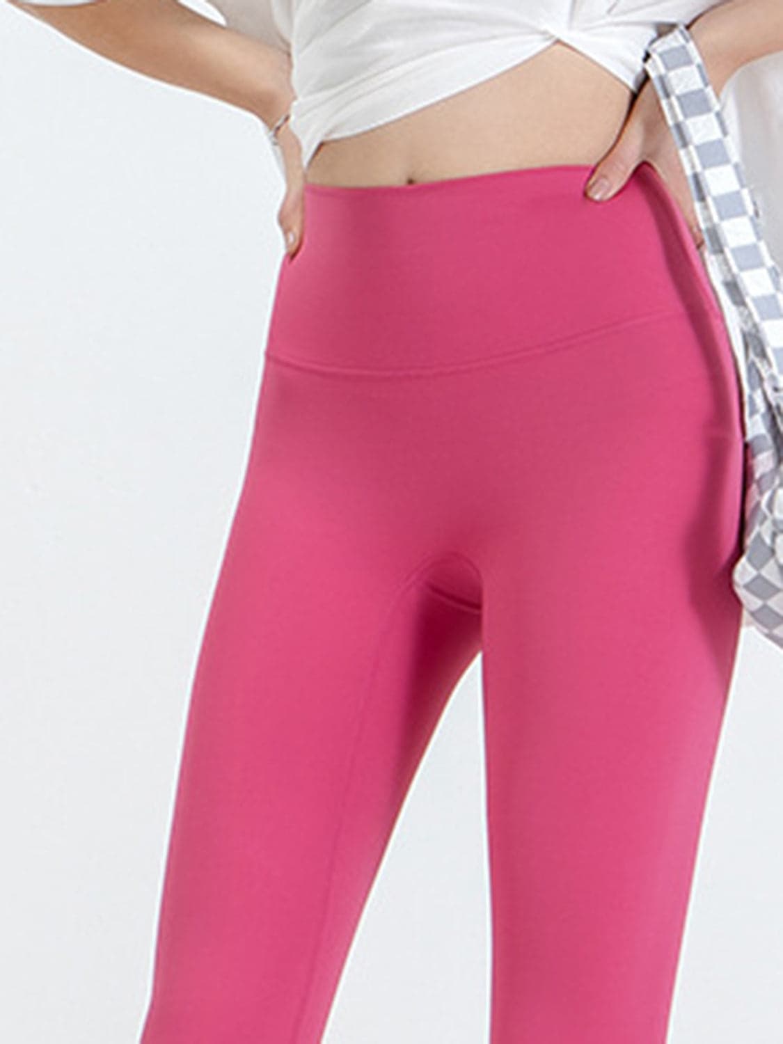 Wide Waistband Sports Leggings.