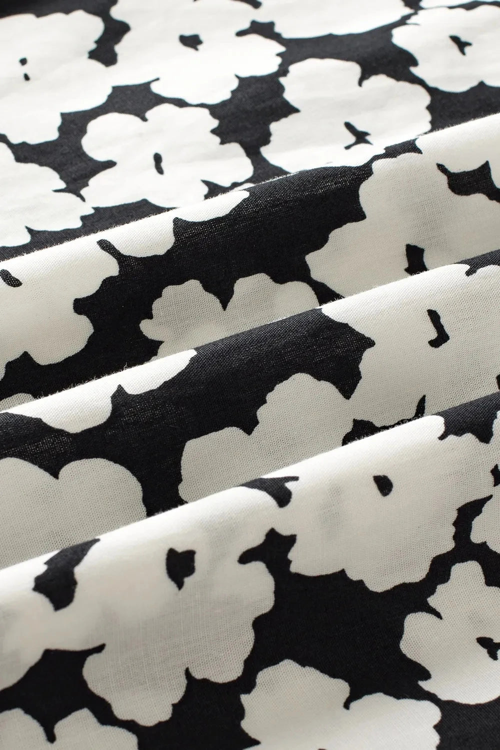 Printed V-Neck Flounce Sleeve Blouse Coco’s Tee Boutique