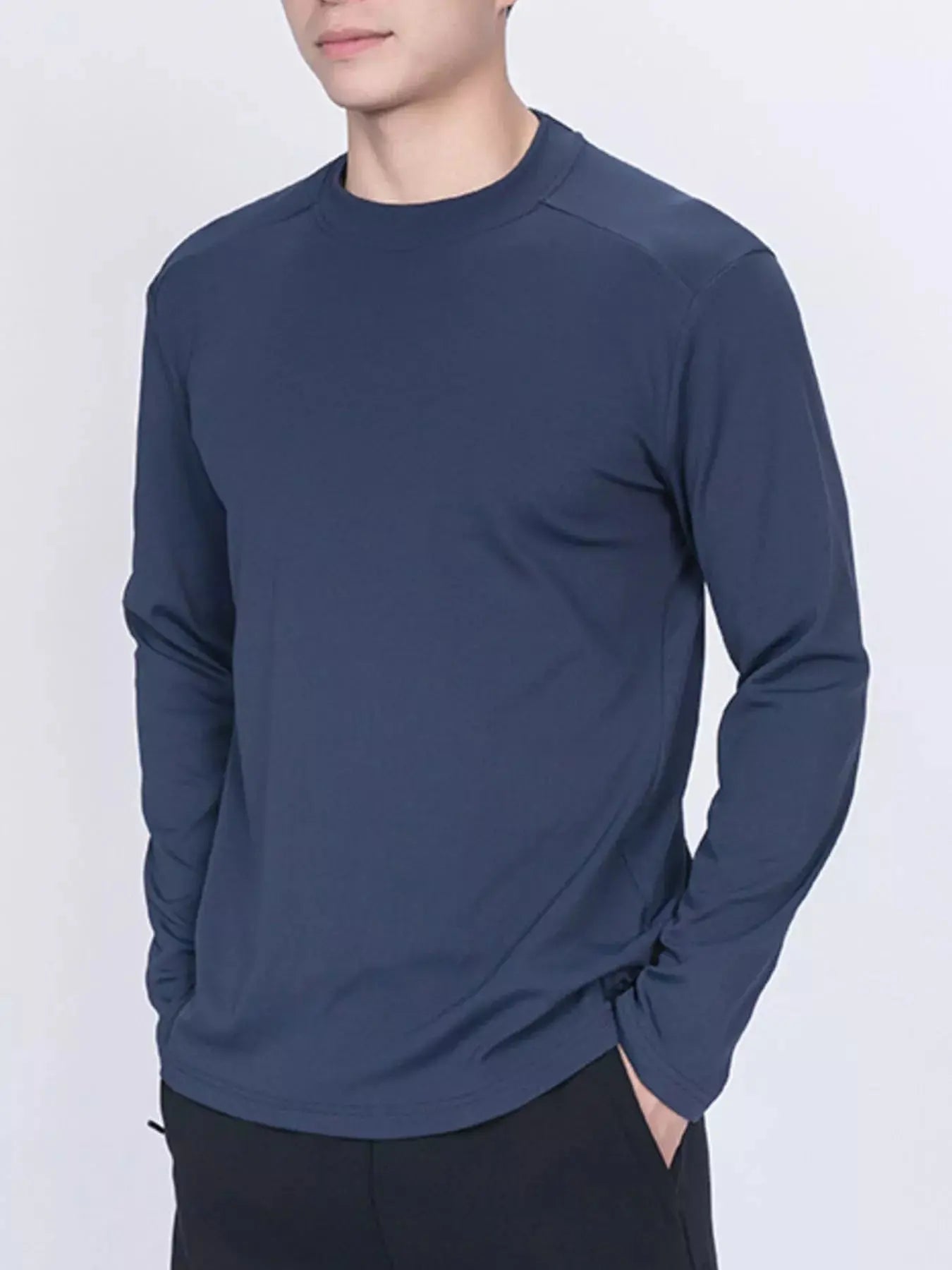 Men's Plus Size Long Sleeve T-Shirt Simply Love