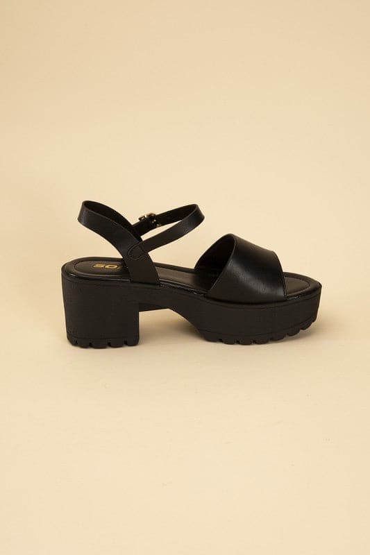 STACIE-S Platform Sandals.