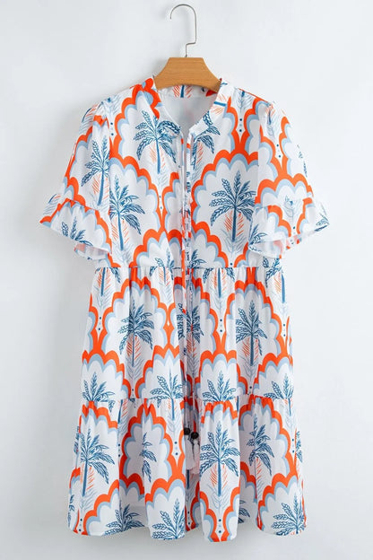 Simply Love: Flowy Palm Tree Dress
