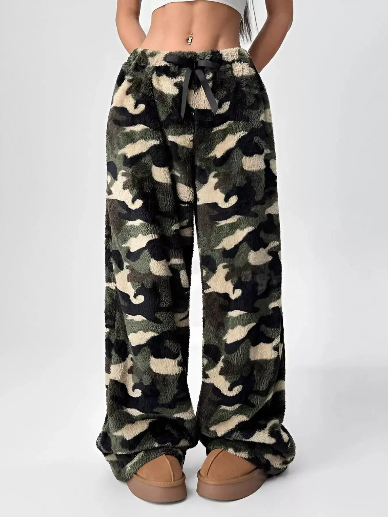 Drawstring Wide Leg Pants Simply Love