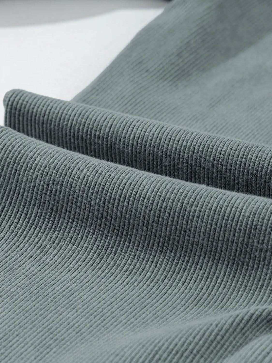 Ribbed leggings with elastic waist - Love Salve 