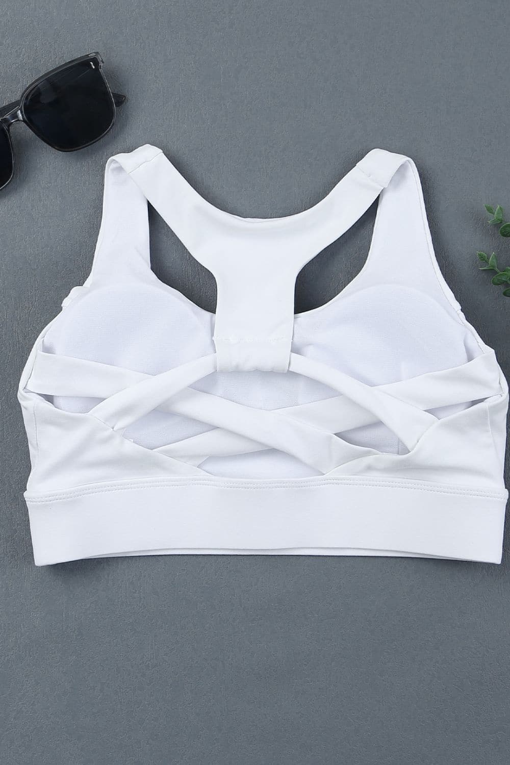 Racerback Push Up Sports Bra.