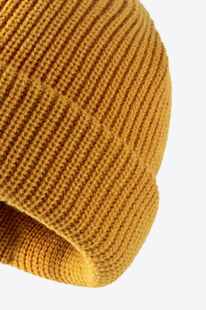 Calling For Winter Rib-Knit Beanie.