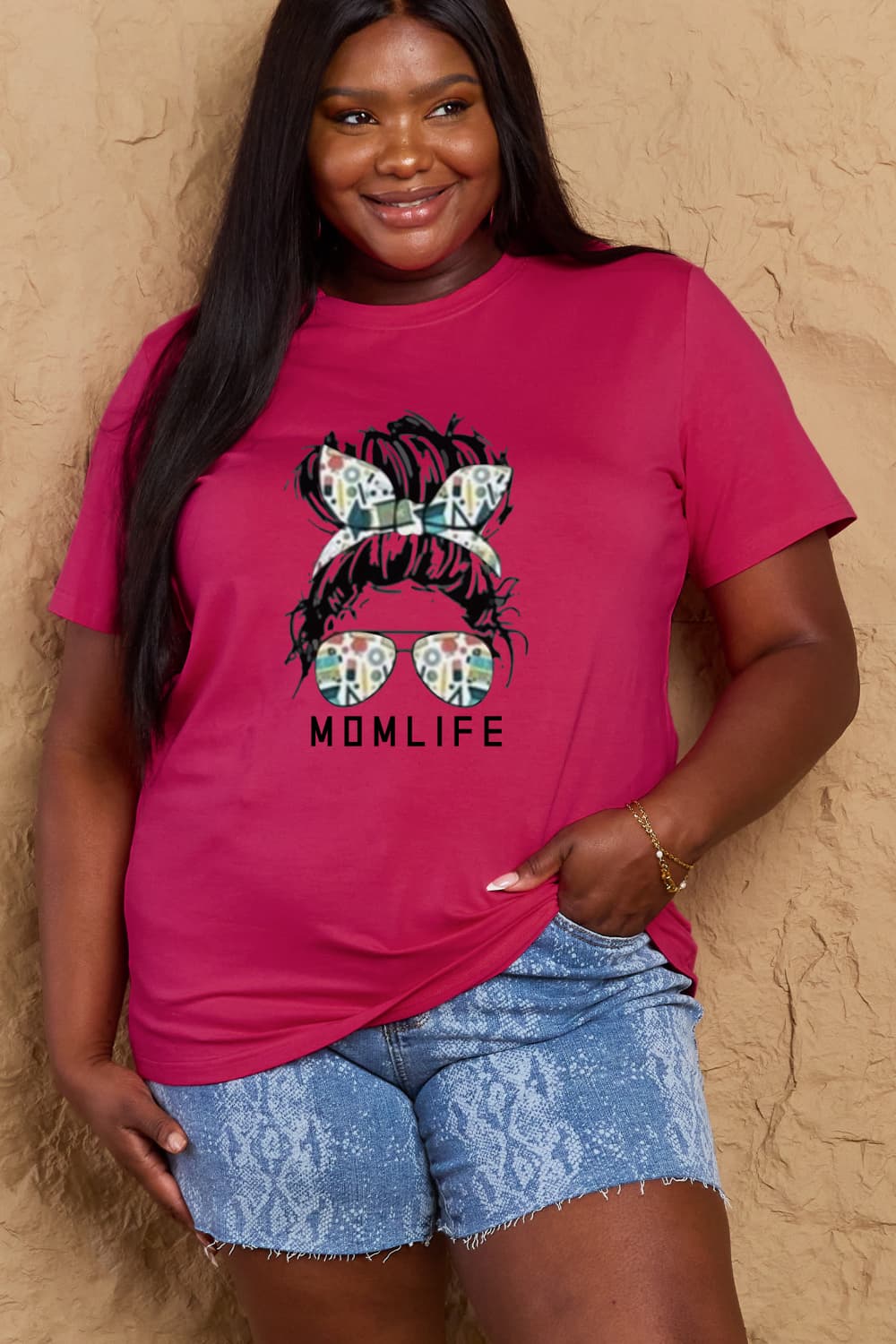 Simply Love: Mom Life Cotton Tee
