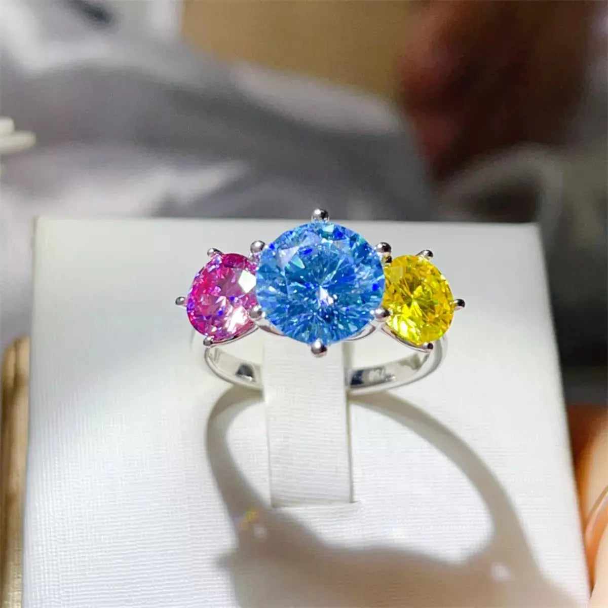 5 Carat Moissanite 925 Sterling Silver Ring Simply Love