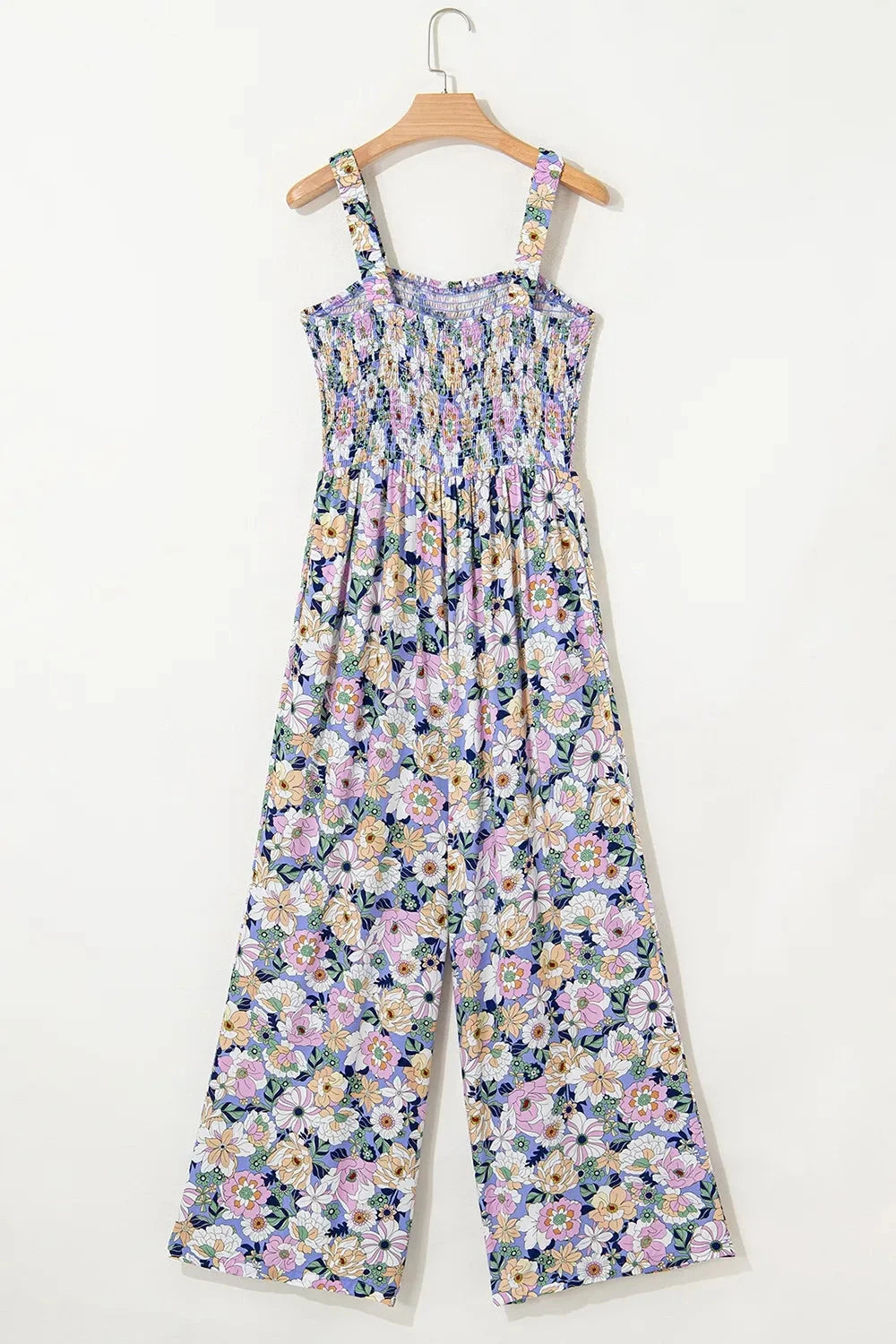 Bloom & Breeze Floral Smocked Jumpsuit Coco’s Tee Boutique