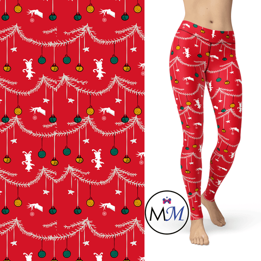 Christmas Who Decorations Leggings with Pockets MM