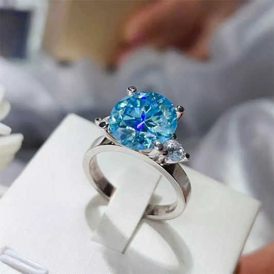 5 Carat Moissanite 925 Sterling Silver Ring Simply Love
