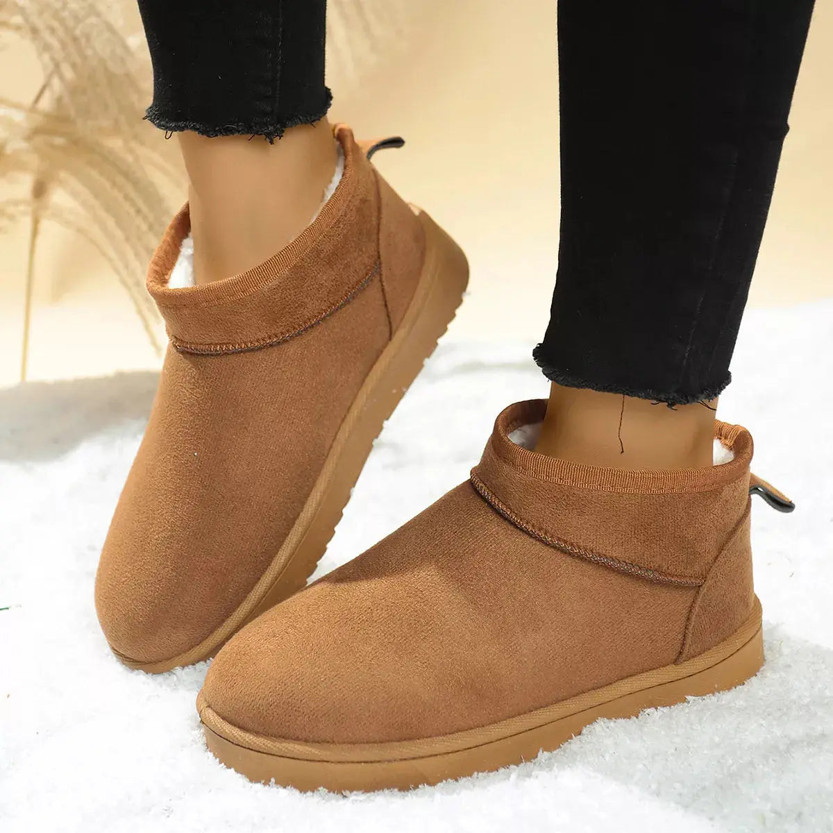 Round Toe Platform Boots Simply Love