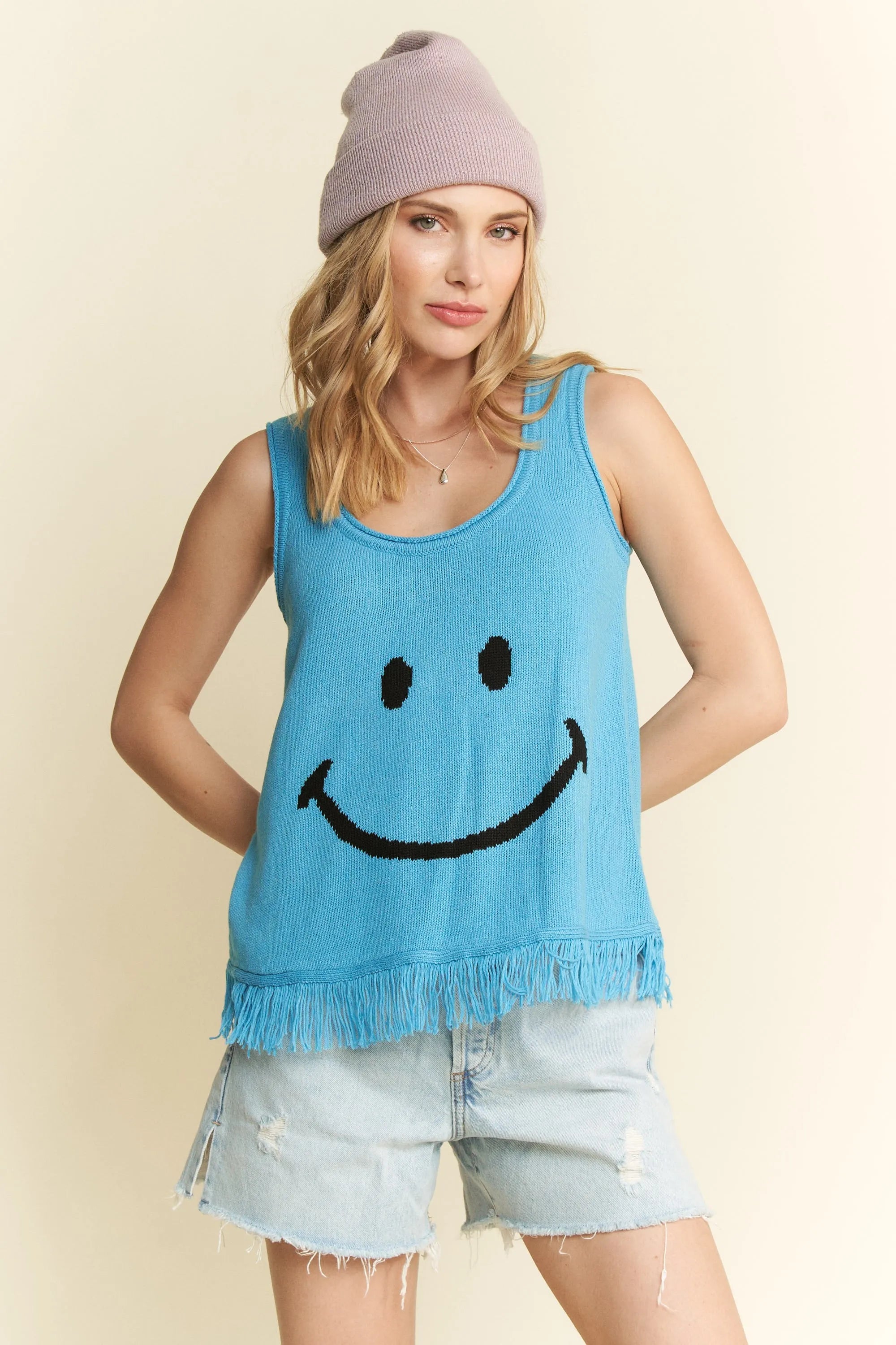 Jade By Jane Smiley Fringe Tank Top - Love Salve 