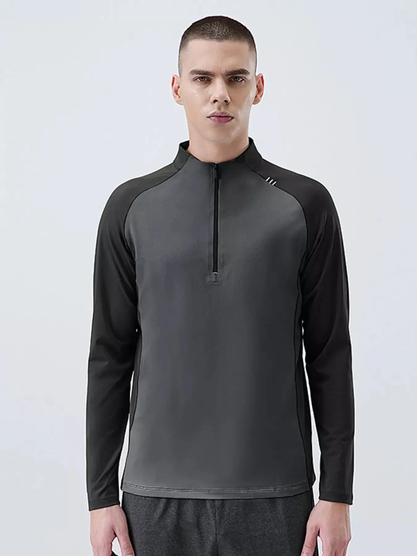 Men's Plus Size Long Sleeve Quick-Dry Active T-Shirt Simply Love