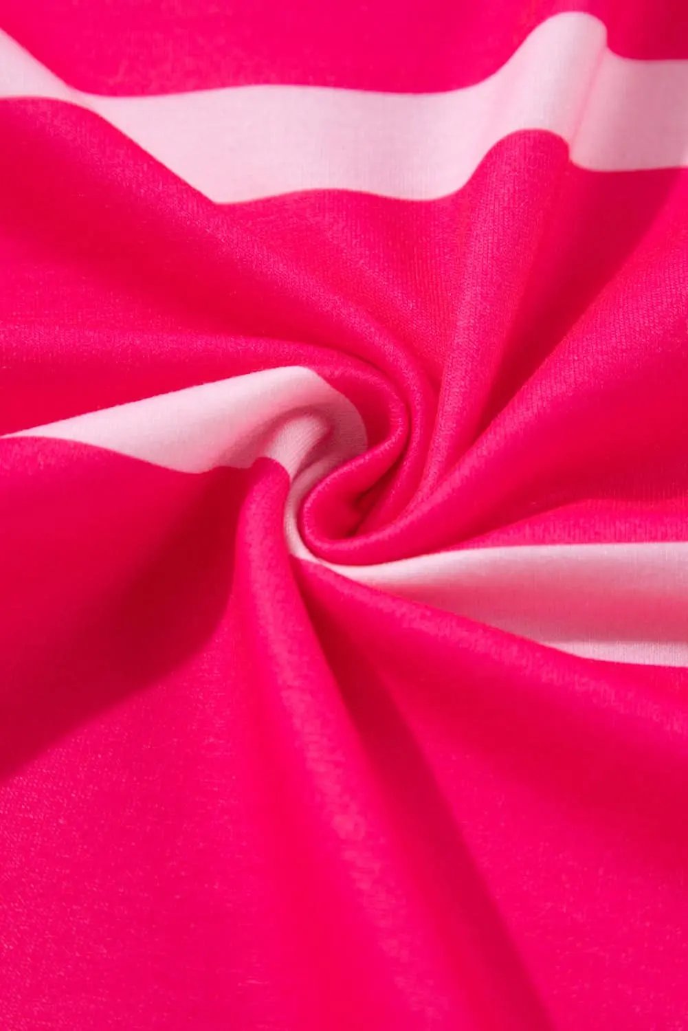 Plus size rose stripe tee - Love Salve 