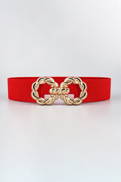 Zinc Alloy Buckle Elastic BeltMaterial: Elastic, zinc alloy
Imported
Product measurements:
Size: 26.8*2 inBuckle: 4.5 inLove Salve Zinc Alloy Buckle Elastic BeltBelts