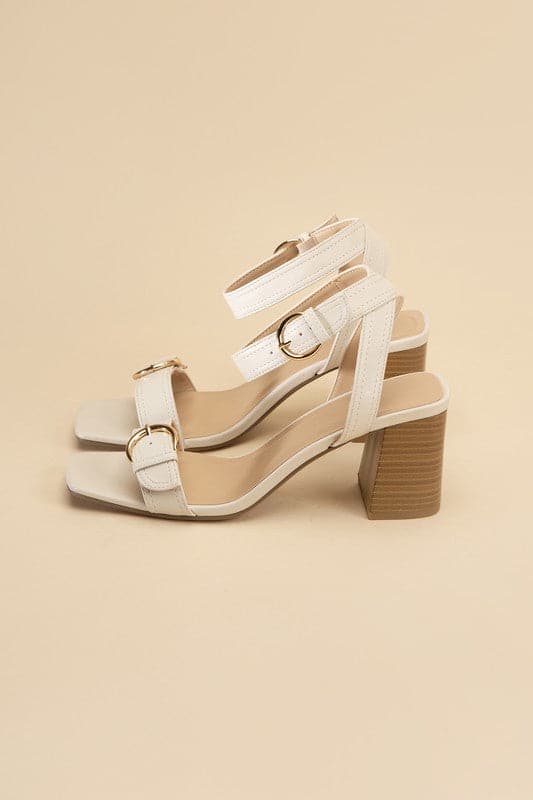 TREATY-S Buckle Sandal Heel.