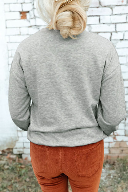 Cozy game day long sleeve sweatshirt