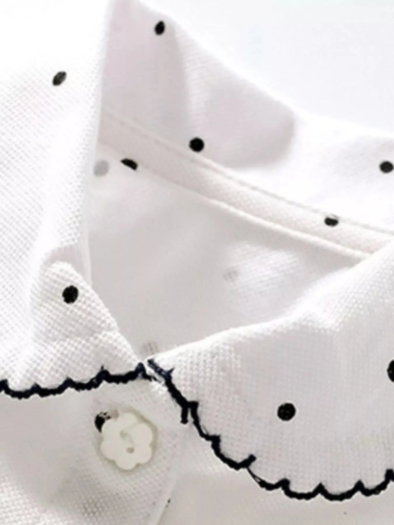 Children's Button Detail Short Sleeve Polo Simply Love