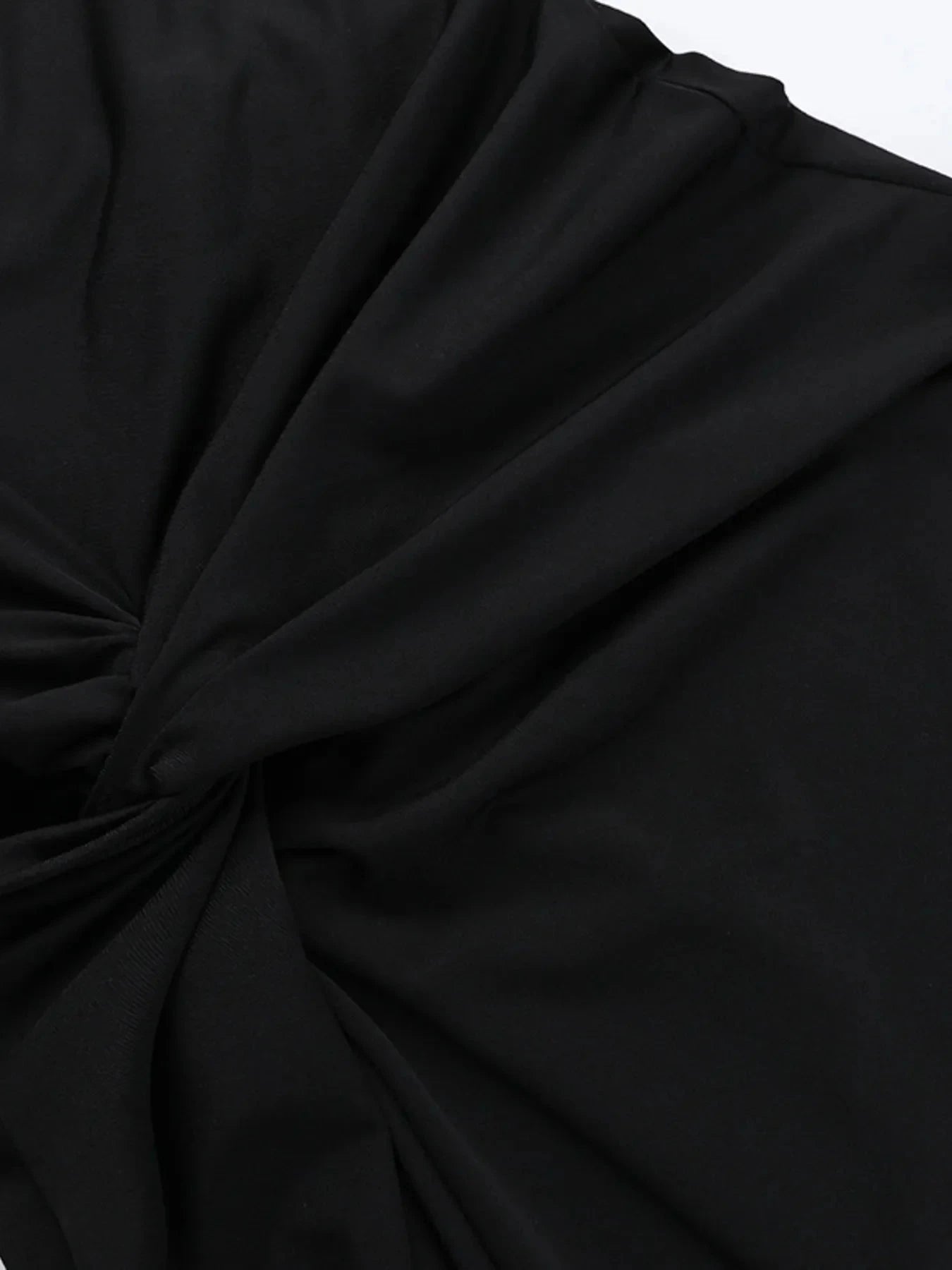 Ruched Slit Cap Sleeve Maxi Dress Coco’s Tee Boutique