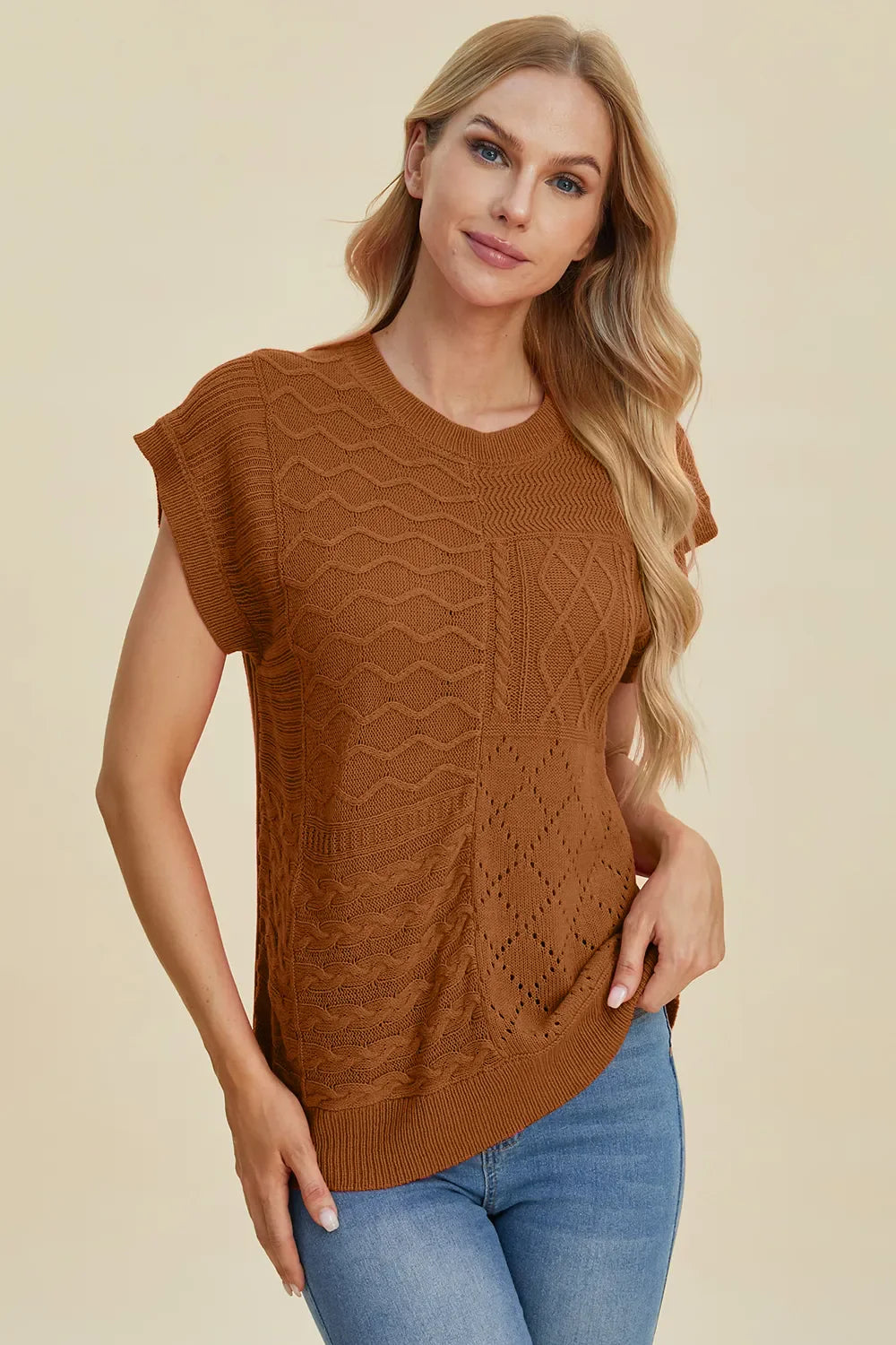 Double Take: Cozy Cable Knit Sweater