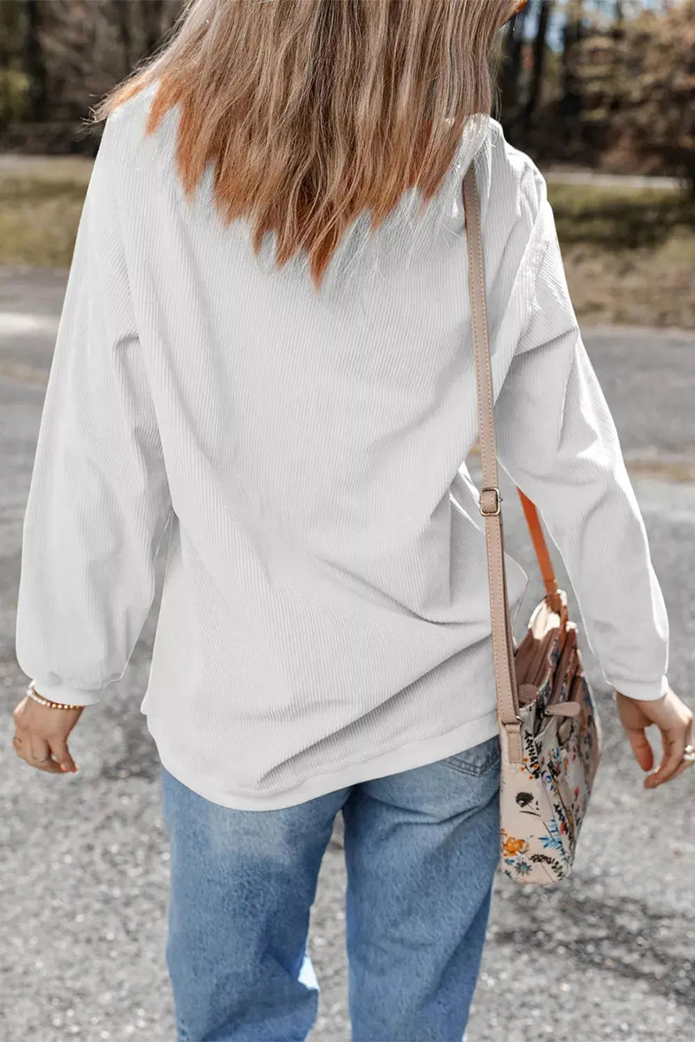 TIS Mardi Gras YALL Corded Ribbed Pullover Sweatshirt Simply Love