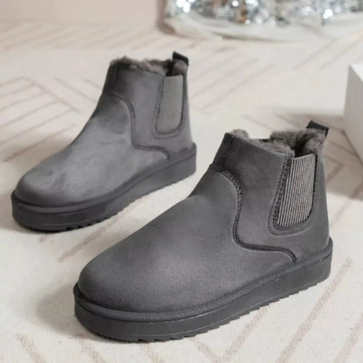 Round Toe Platform Boots Simply Love