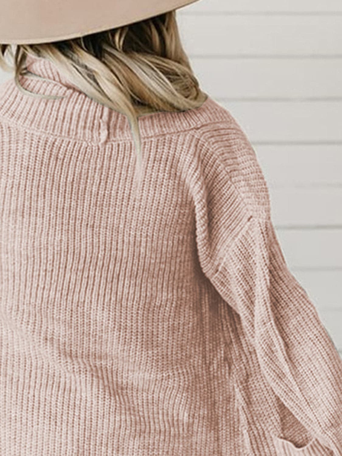 High-Low Open Front Cardigan with Pockets.